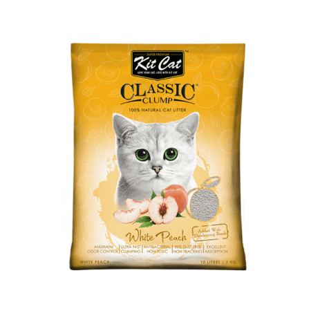 Kit Cat Clumping White Peach 7kg