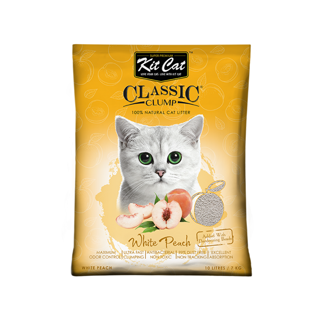 Kit Cat Clumping White Peach 7kg