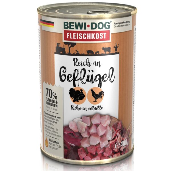 Bewi Dog Rich in Poultry 400g