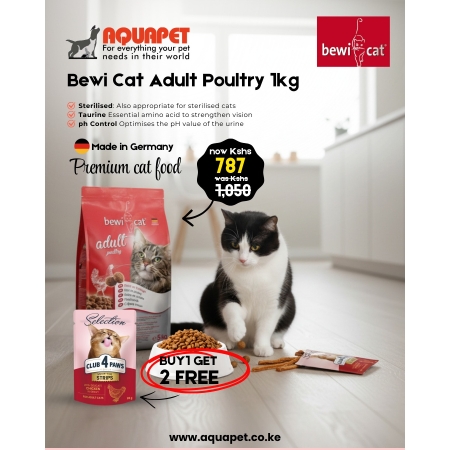 Bewi Cat Adult Poultry 1kg