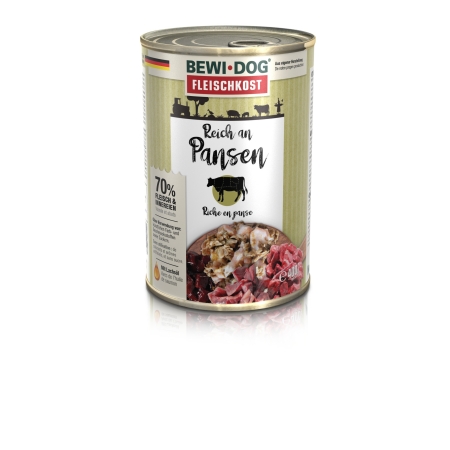 Bewi Dog Tripe 400g - natural green tripe treats for dogs at Aquapet Kenya