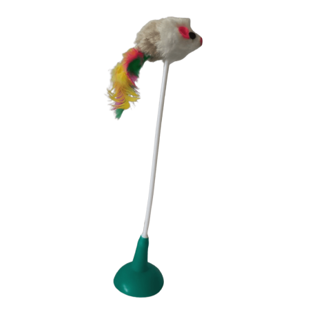Chic Cat Toy #WPS276 interactive feather plaything for felines at Aquapet Kenya