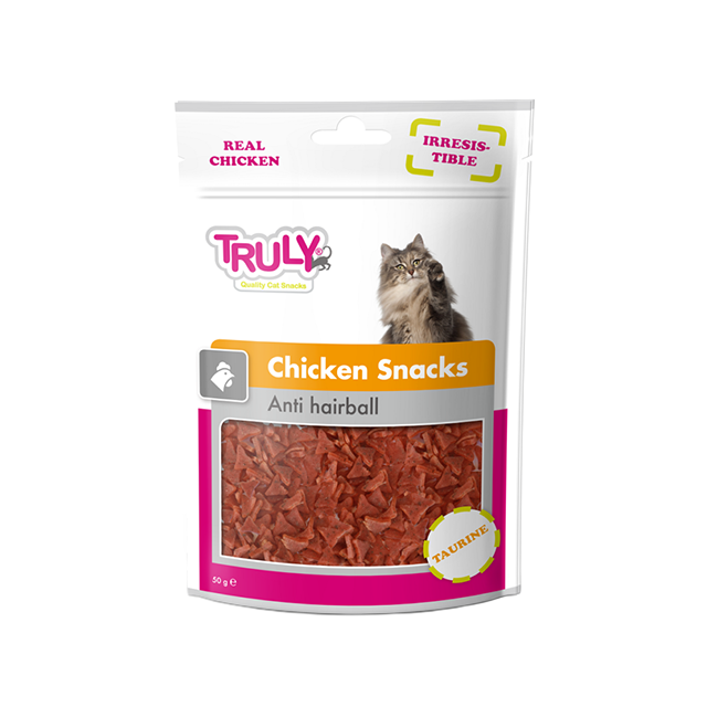 Truly Chicken Snacks Anti-Hairball For Cat 50G #CA-09H-01