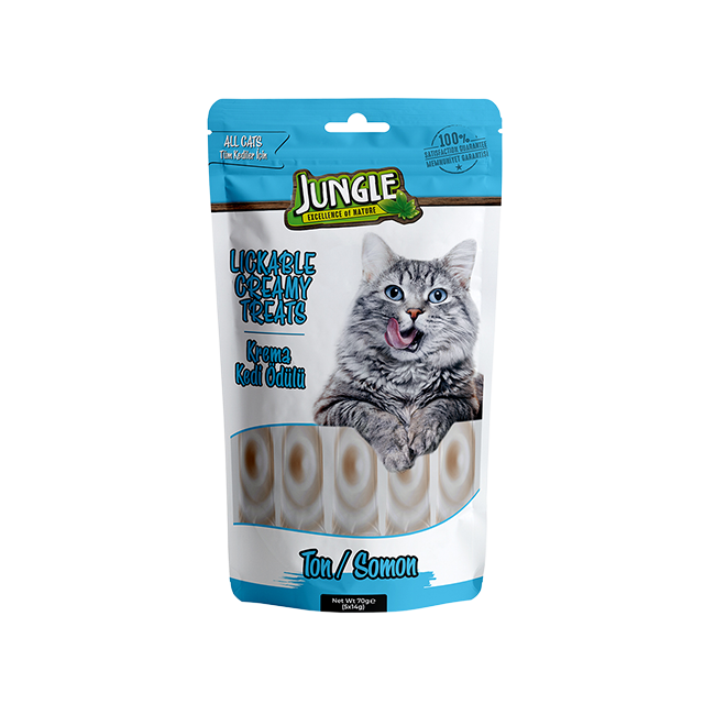 Jungle Creamy Treats Cat Tuna+Salmon 70g