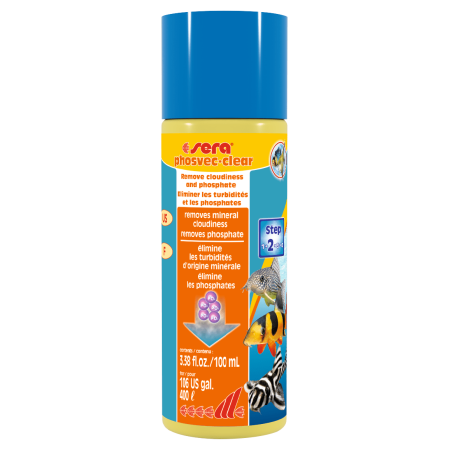 Phosvec Clear 100ml phosphate remover for crystal-clear aquarium water
