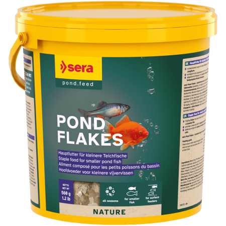 Pond Flakes Nature 3.8L premium fish food at Aquapet Kenya