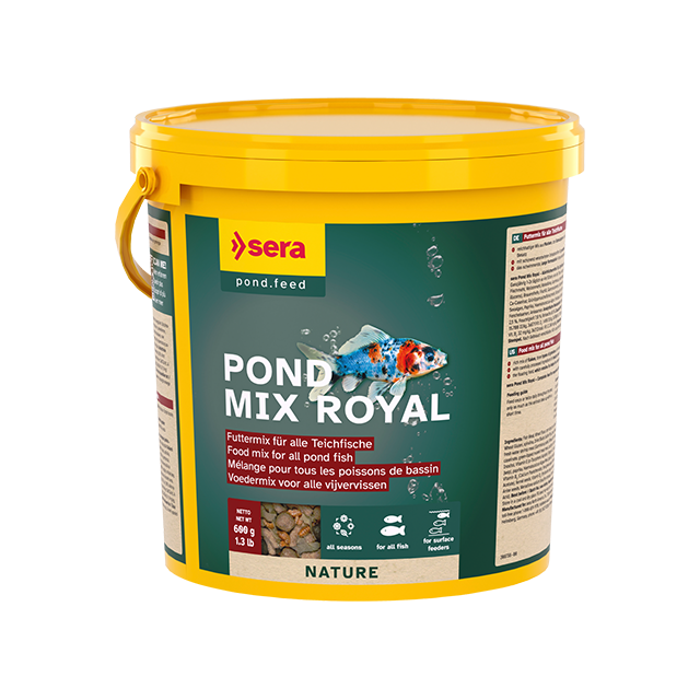 Buy Sera Pond Mix Royal Nature 10L – Balanced Pond Fish Food aquapet