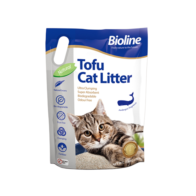 Bioline Tofu Cat Litter Ambergris 7L