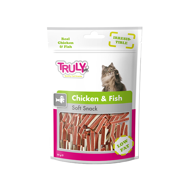 Truly Soft Snack Chicken &amp; Fish For Cat 50G #CC-04S