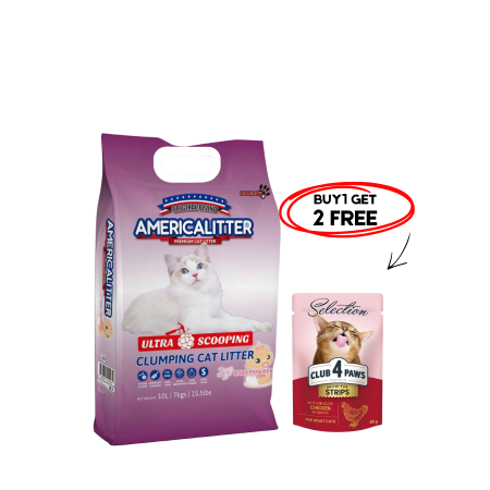 America Baby Powder Cat Litter 7Kg