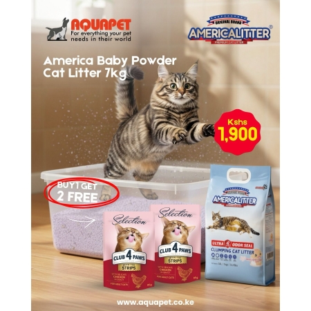 America Baby Powder Cat Litter 7Kg