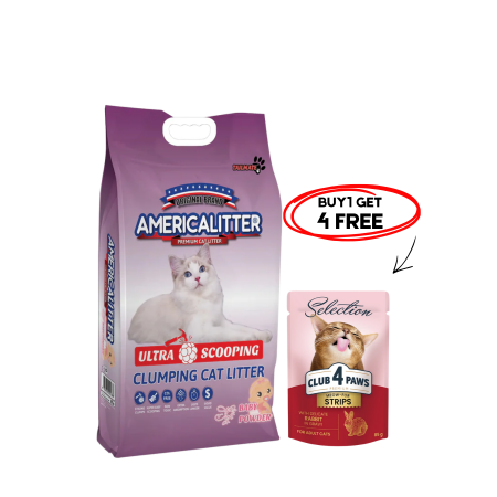 America Baby Powder Cat Litter 15Kg