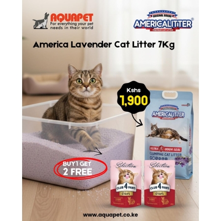 America Lavender Cat Litter 7Kg