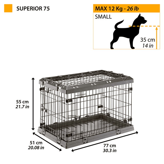 Ferplast Superior 75 Dog Crate
