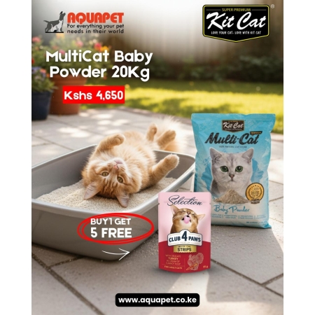 Kit Cat MultiCat Baby Powder 20Kg