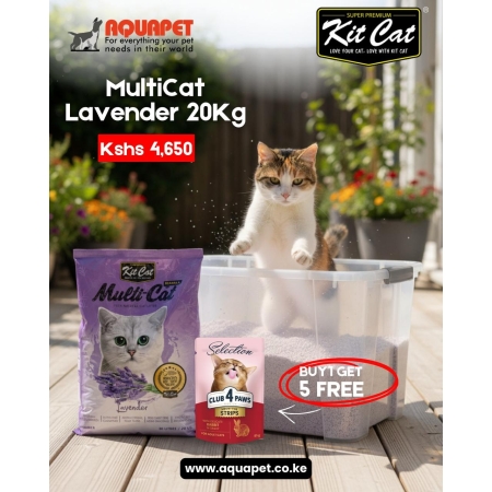 Kit Cat MultiCat Lavender 20Kg