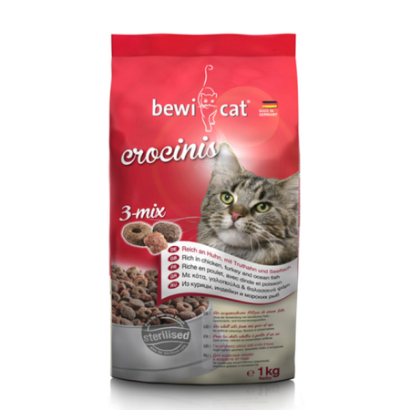 Bewi Cat Crocinis 3 Mix 1Kg
