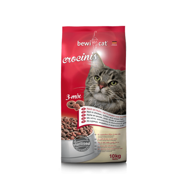 Bewi Cat Crocinis 3 Mix 10Kg