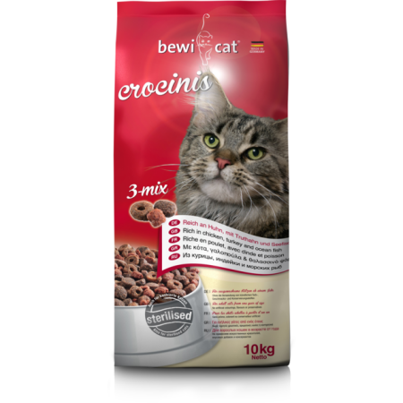 Bewi Cat Crocinis 3-mix 10kg