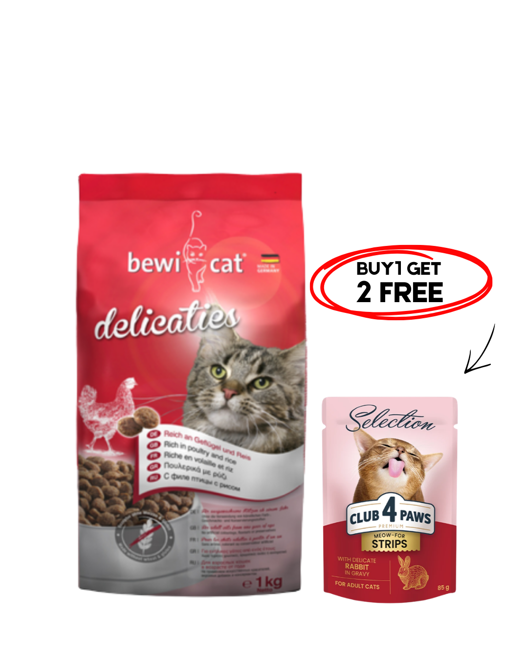 Bewi Cat Delicaties 1Kg