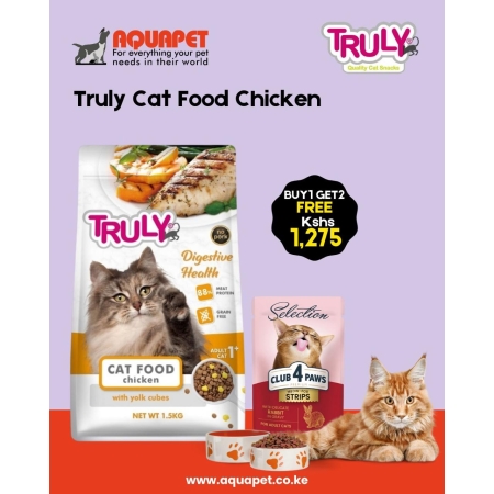 Truly Cat Food Chicken 1.5Kg #CFC-01
