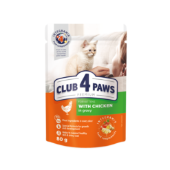 Club 4 Paws Kitten Chicken In Gravy 80g