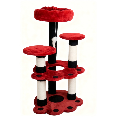 Chik Cat Tree Red DD-98