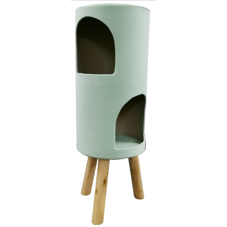 Chik Cat Nest Cylindrical Mint Green M33-22
