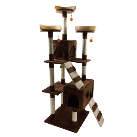 Chik Cat Tree Brown M9B-02