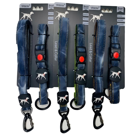 Chik Dog Leash and Collar VD-15 20mm*48"