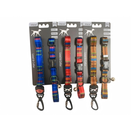 Chik Dog Leash and Collar VT-22 15mm*48"