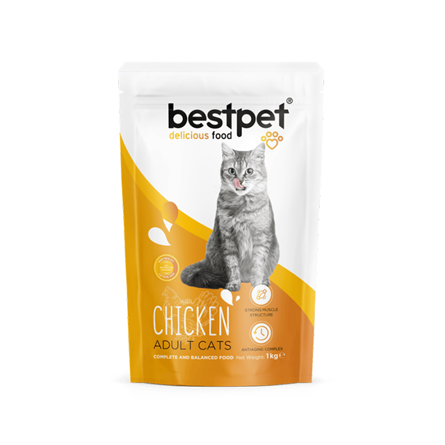 Bestpet Adult Cat with Chicken 1Kg