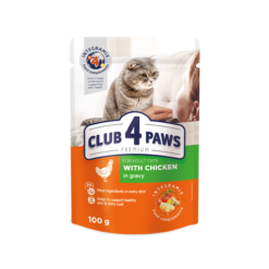 Club 4 Paws Cat Chicken In Gravy 100g
