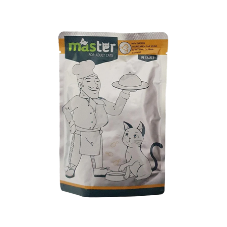 Club 4 Paws Master Cat Chicken in Sauce 80g