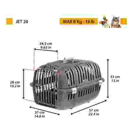 Alternative view of Ferplast Jet 20 Carrier