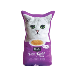 Kit Cat Plush Toy with Catnip - Purple