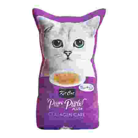 Kit Cat Plush Toy with Catnip - Purple