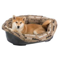 Alternative view of Ferplast Sofa 6 Pet Bed + Basin - Tortora