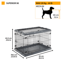 Alternative view of Ferplast Superior 90 Dog Crate