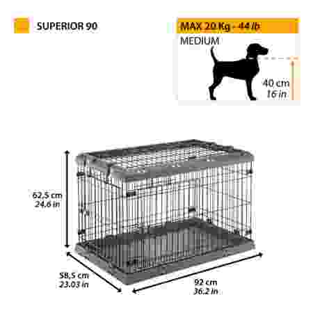 Alternative view of Ferplast Superior 90 Dog Crate
