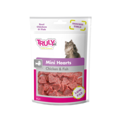 Truly Mini Hearts Chicken & Fish For Cat 50g #CC-10S