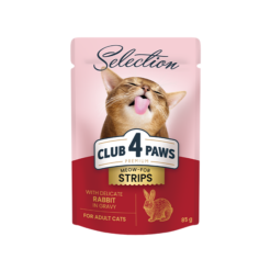 Alternative view of Club 4 Paws Cat Strips Rabbit In Gravy 85g