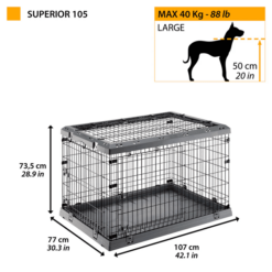 Alternative view of Ferplast Superior 105 Dog Crate